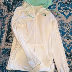 North face form fitting zip up!